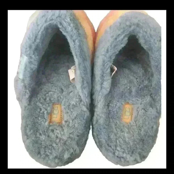 UGG Men Fluff You Stripes "Marina Blue/Multi" Slide  10 - Picture 11 of 12